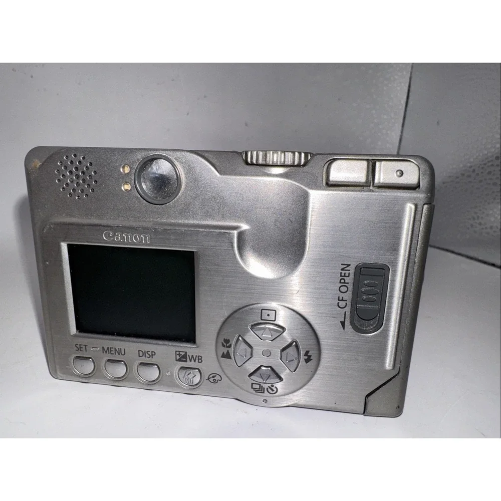 Silver Canon PowerShot ELPH S330 2.0MP Digital Untested